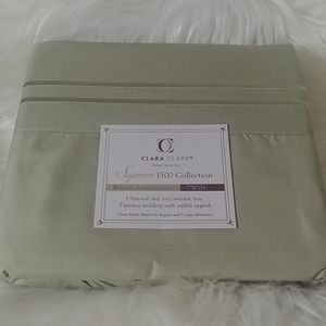 Clara Clark Supreme 1500 Sage Twin Sheet Set